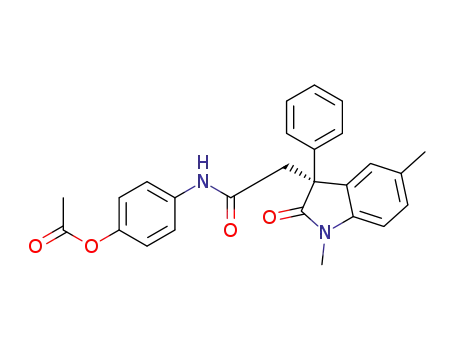 (S)-4-(2-(1,5-dimethyl-2-oxo-3-phenylindolin-3-yl)acetamido)phenyl acetate