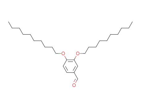 Molecular Structure of 118468-34-1 (3',4'-(Didecyloxy)benzaldehyde)