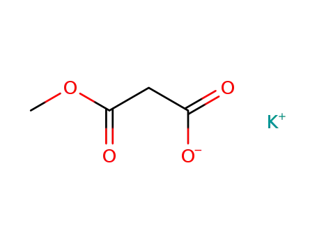 Molecular Structure of 38330-80-2 (Potassium 3-methoxy-3-oxopropanoate)