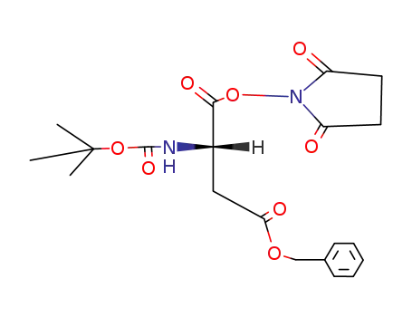 Molecular Structure of 13798-75-9 (BOC-ASP(OBZL)-OSU)