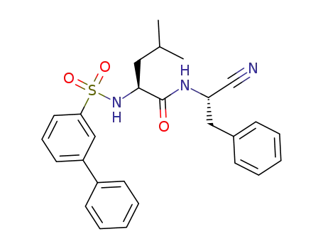 (biphenyl-3-yl)sulfonyl-(S)-leucylphenylalanine nitrile