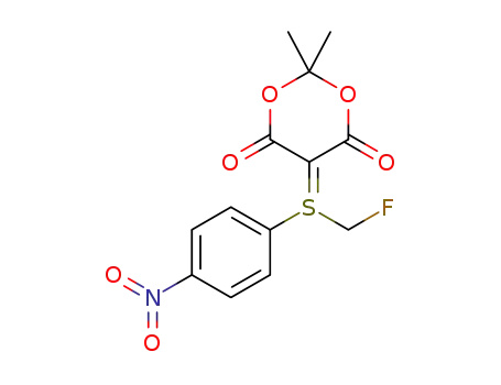 5-[(fluoromethyl)(4-nitrophenyl)-λ4-sulfanylidene]-2,2-dimethyl-1,3-dioxane-4,6-dione