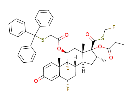 11-O-[2-(tritylmercapto)acetyl]fluticasone propionate