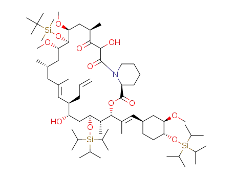 (9RS,22S)-14-<(tert-butyldimethylsilyl)oxy>-9,22-tetrahydro-24,32-bis<(triisopropylsilyl)oxy>-FK506
