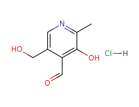 Molecular Structure of 65-22-5 (Pyridoxal hydrochloride)
