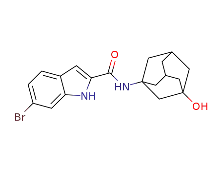6-bromo-N-(3-hydroxyadamantan-1-yl)-1H-indole-2-carboxamide