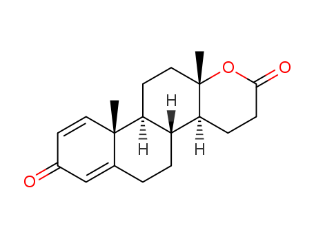 968-93-4,Testolactone,13,17-Secoandrosta-1,4-dien-17-oicacid, 13-hydroxy-3-oxo-, d-lactone (6CI,8CI);D-Homo-17a-oxaandrosta-1,4-diene-3,17-dione;Testololactone, 1-dehydro- (7CI);1,2-Dehydrotestololactone;1,2-Didehydrotestololactone;1-Dehydrotestololactone;17a-Oxa-D-homo-1,4-androstadiene-3,17-dione;2H-Phenanthro[2,1-b]pyran-2,8(4bH)-dione,3,4,4a,5,6,10a,10b,11,12,12a-decahydro-10a,12a-dimethyl-, [4aS-(4aa,4bb,10ab,10ba,12ab)]-;Testolacton;D1-Dehydrotestololactone;D1-Testololactone;