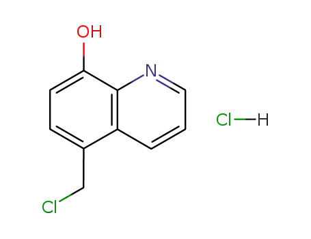 Molecular Structure of 4053-45-6 (5-(CHLOROMETHYL)-8-QUINOLINOL HYDROCHLORIDE)