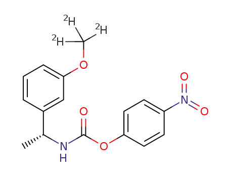 4-nitrophenyl (R)-(1-(3-(methoxy-d3)phenyl)ethyl)carbamate
