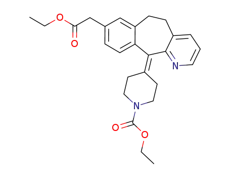 ethyl 4-[13-(2-ethoxy-2-oxoethyl)-4-azatricyclo[9.4.0.03,8]pentadeca-1(11),3(8),4,6,12,14-hexaen-2-ylidene]piperidine-1-carboxylate