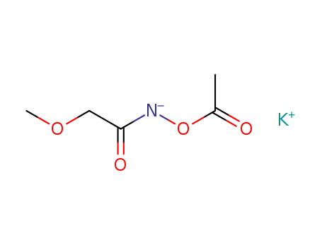 O-acetyl-N-methoxyacetyl-hydroxylamine; potassium-compound