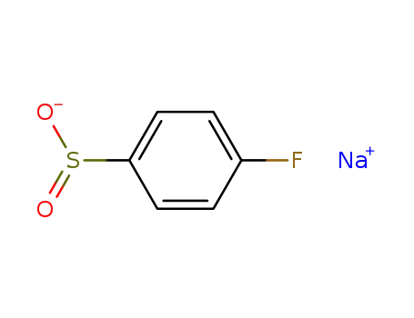Molecular Structure of 824-80-6 (4-FLUOROBENZENESULFINIC ACID SODIUM SALT)
