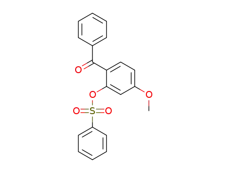 2-benzoyl-5-methoxyphenyl benzenesulfonate