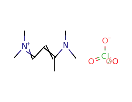 1,3-bis-dimethylamino-1-methyl trimethinium ; perchlorate