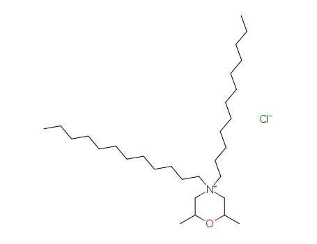 4,4-didodecyl-2,6-dimethyl-morpholinium; chloride