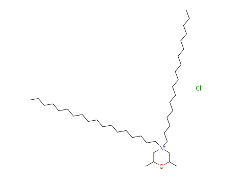 2,6-dimethyl-4,4-dioctadecyl-morpholinium; chloride