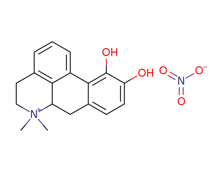 10,11-dihydroxy-6,6-dimethyl-aporphanium; nitrate