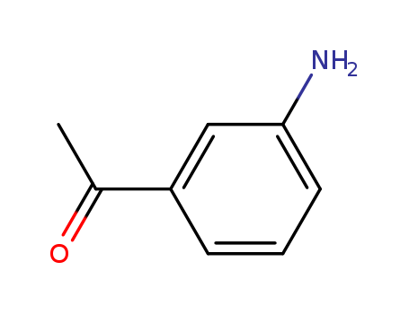 99-03-6,3-Aminoacetophenone,Acetophenone,3'-amino- (8CI);1-(3-Aminophenyl)ethanone;1-Acetyl-3-aminobenzene;3-Acetylaniline;3-Acetylphenylamine;3-Methylcarbonylaniline;NSC 7637;m-Acetylaniline;m-Aminoacetophenone;b-Aminoacetophenone;3-Aminoacetophenone;