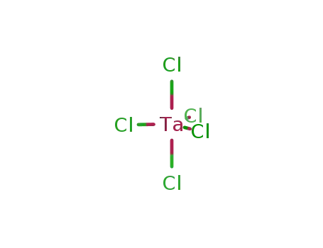 Molecular Structure of 7721-01-9 (Tantalum(V) chloride)