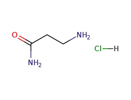 Molecular Structure of 64017-81-8 (H-BETA-ALA-NH2 HCL)