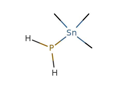 Molecular Structure of 31614-58-1 (Phosphine, (trimethylstannyl)-)