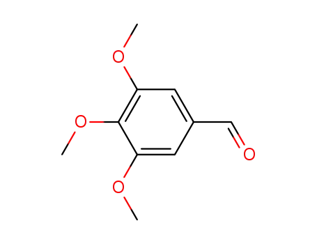 Molecular Structure of 86-81-7 (3,4,5-Trimethoxybenzaldehyde)