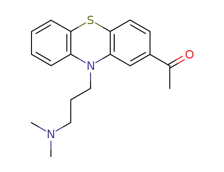 Molecular Structure of 61-00-7 (acepromazine)