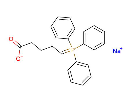 Pentanoic acid, 5-(triphenylphosphoranylidene)-, sodium salt