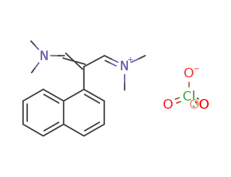 3-α-naphthyl-1,1,5,5-tetramethyl-1H-1,5-diazapentadienium perchlorate