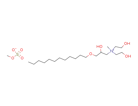 Molecular Structure of 18602-17-0 ([3-(dodecyloxy)-2-hydroxypropyl]bis(2-hydroxyethyl)methylammonium methyl sulphate)