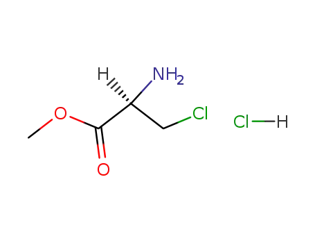 Molecular Structure of 17136-54-8 (BETA-CHLORO-D-ALANINE HYDROCHLORIDE)