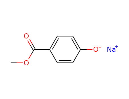 Molecular Structure of 5026-62-0 (Sodium methylparaben)