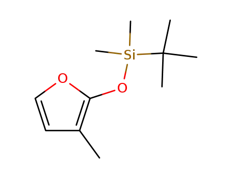 Molecular Structure of 131497-06-8 (Silane, (1,1-dimethylethyl)dimethyl[(3-methyl-2-furanyl)oxy]-)