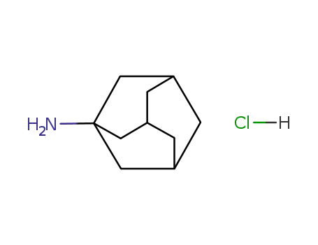 Molecular Structure of 665-66-7 (1-Adamantanamine hydrochloride)
