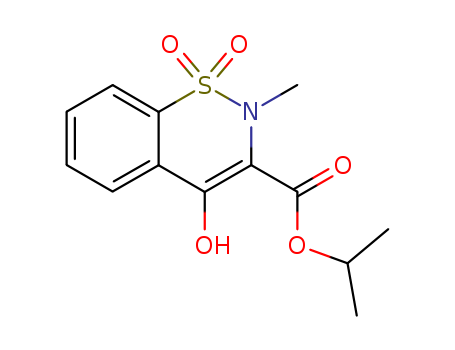 4-Hydroxy-2-methyl-2H-1,2-benzothiazine-3-carboxylic acid isopropyl ester 1,1-dioxide