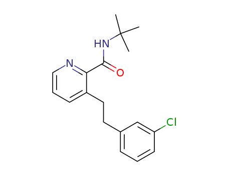 3-[2-(3-CHLORO-PHENYL)-ETHYL]-PYRIDINE-2-CARBOXYLIC ACID TERT-BUTYLAMIDE