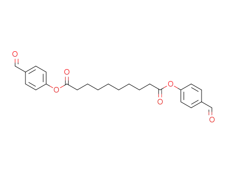 Molecular Structure of 118702-75-3 (Decanedioic acid, bis(4-formylphenyl) ester)