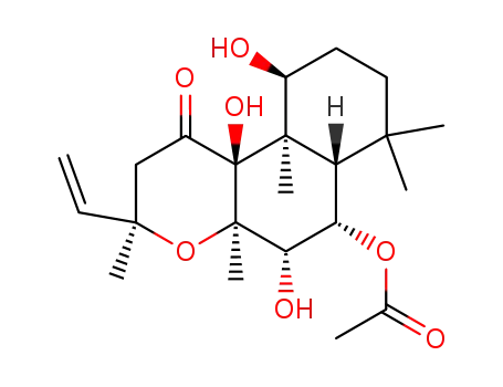 Molecular Structure of 64657-21-2 (6-ACETYL-7-DEACETYLFORSKOLIN)