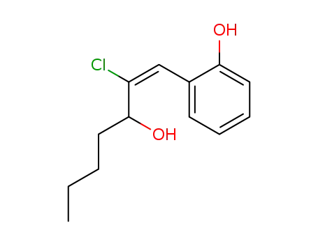(E)-2-chloro-1-(o-hydroxyphenyl)hept-1-en-3-ol