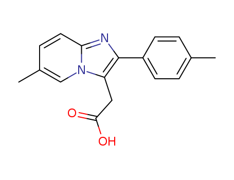 189005-44-5,6-Methyl-2-(4-methylphenyl)imidazol[1,2-a]-pyridine-3-acetic acid,Zolpidicacid;2-(4-Methylphenyl)-6-methylimidazole[1,2-a]-pyridine-3-acetic Acid;imidazo[1,2-a]pyridine-3-acetic acid, 6-methyl-2-(4-methylphenyl)-;[6-Methyl-2-(4-methylphenyl)imidazo[1,2-a]pyridin-3-yl]acetic acid;