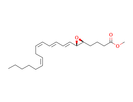 2-Oxiranebutanoic acid,3-(1E,3E,5Z,8Z)-1,3,5,8-tetradecatetraen-1-yl-, methyl ester, (2S,3S)-