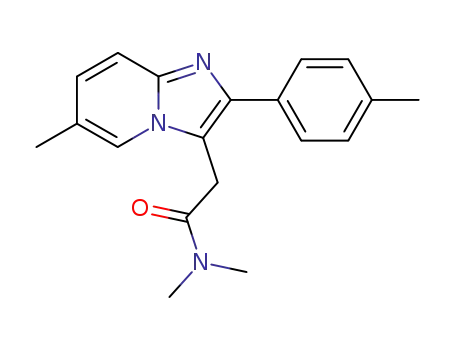 N,N,6-trimethyl-2-(4-methylphenyl)imidazo[1,2-a]pyridine-3-acetamide