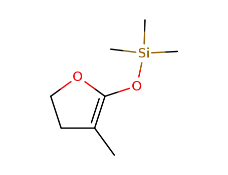 Molecular Structure of 87532-06-7 (Silane, [(4,5-dihydro-3-methyl-2-furanyl)oxy]trimethyl-)