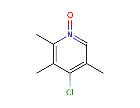 Molecular Structure of 109371-20-2 (4-CHLORO-2,3,5-TRIMETHYLPYRIDINE-1-OXIDE)