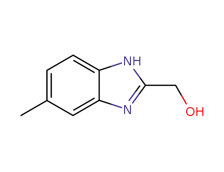 Molecular Structure of 20034-02-0 ((6-Methyl-1H-benzimidazol-2-yl)methanol)