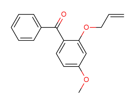 Molecular Structure of 13080-78-9 (Methanone, [4-methoxy-2-(2-propenyloxy)phenyl]phenyl-)