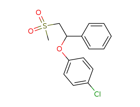 2-(p-Chlorophenoxy)-2-phenylethyl methyl sulfone
