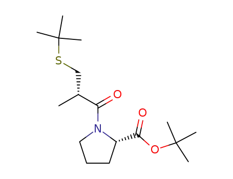 (S)-1-((S)-3-tert-Butylsulfanyl-2-methyl-propionyl)-pyrrolidine-2-carboxylic acid tert-butyl ester