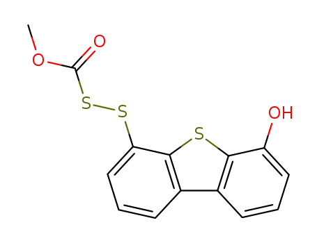 4-<(methoxycarbonyl)dithio>-6-hydroxydibenzothiophene