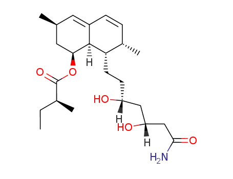 (1S,3R,7S,8S,8aR)-8-((3R,5R)-7-amino-3,5-dihydroxy-7-oxoheptyl)-3,7-dimethyl-1,2,3,7,8,8a-hexahydronaphthalen-1-yl (S)-2-methylbutanoate